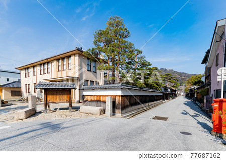 Omihachiman City, Shiga Prefecture, the streets of Omi merchants 77687162