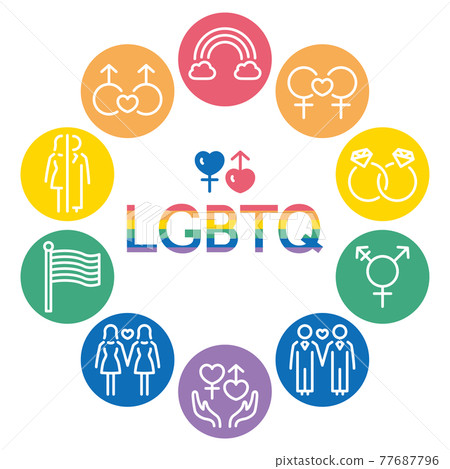 LGBTQ 標誌 LGBTQ 標誌 77687796