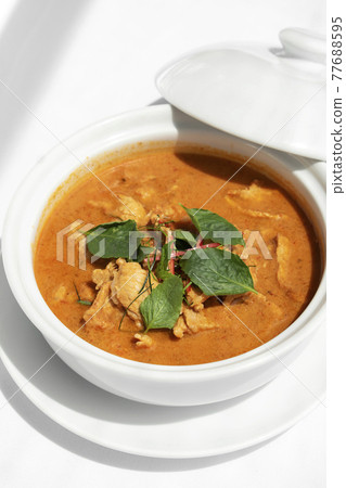 thai spicy panang pork curry with coconut milk thai spicy panang pork curry with coconut milk 77688595