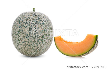 Melon isolated on white Melon isolated on white 77691410