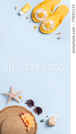 summer summer beach travel background Travel to beach in summer summer break ビーチ 77693133