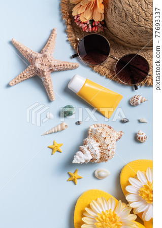 summer summer beach travel background Travel to beach in summer summer break ビーチ 77693137