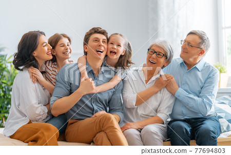 Happy loving family Happy loving family 77694803