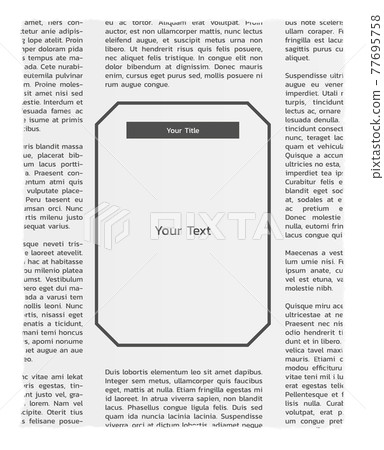 newspapers with lorem ipsum text and empty box newspapers with lorem ipsum text and empty box 77695758
