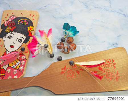 新年劇羽月斗笠和無患子種翅 新年劇羽月斗笠和無患子種翅 77696001