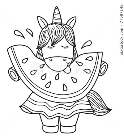 98 Coloring Pages Unicorn Girl  HD