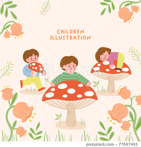 兒童插畫19 77697493