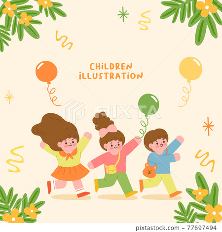 兒童插畫20 77697494