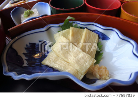 Yuba sashimi Kyoto cuisine Japanese food Yuba sashimi Kyoto cuisine Japanese food 77697839