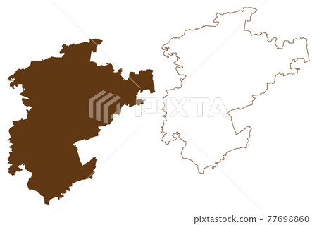 Barnim district (Federal Republic of Germany, rural district, State of Brandenburg) map vector illustration, scribble sketch Barnim map Barnim district (Federal Republic of Germany, rural district, State of Brandenburg) map vector illustration, scribble sketch Barnim map 77698860