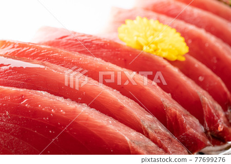 在超市買的鰹魚刺身 照片素材 圖片 圖庫