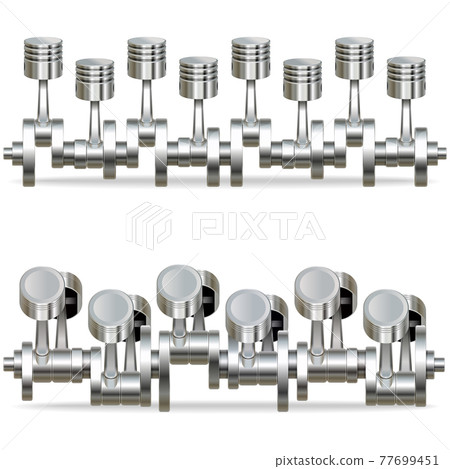 Vector Engine Pistons Rows 77699451