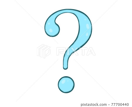 Question mark water - Stock Illustration [77700440] - PIXTA