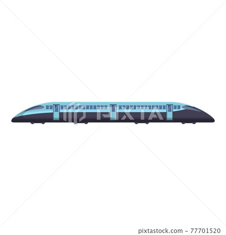 Express train icon, cartoon style Express train icon, cartoon style 77701520