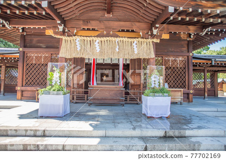 上南宮,主神社夏季陽光強烈,冰柱“無病”“安全拆除” 上南宮,主神社夏季陽光強烈,冰柱“無病”“安全拆除” 77702169