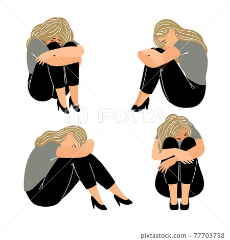 Women in stress Women in stress 77703758