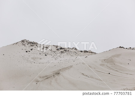 sandy desert deserted beach texture background resort 77703781