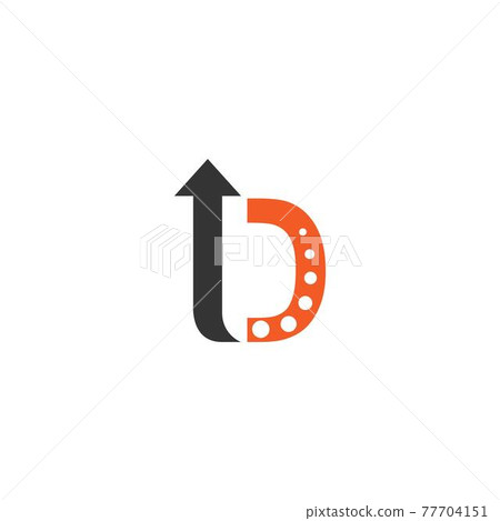 Letter D logo with arrow icon design vector Letter D logo with arrow icon design vector 77704151