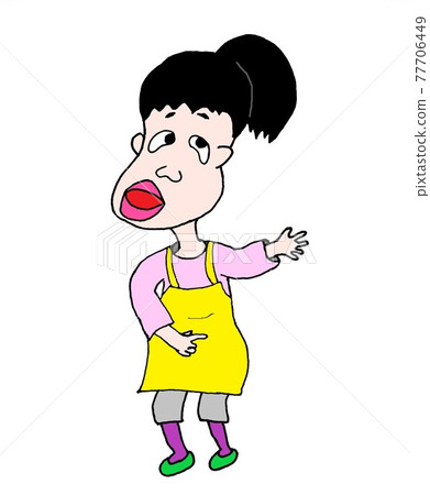 Flashy colored workplace seniors 77706449