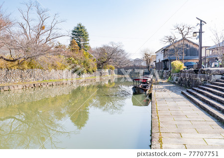 滋賀縣近江八幡市八幡堀 滋賀縣近江八幡市八幡堀 77707751