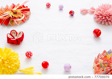日式材料新年和日本婚姻的背景材料 77708070