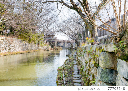 Hachimanbori, Omihachiman City, Shiga Prefecture 77708248