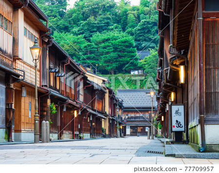 金澤東茶屋區夏日晨景 77709957