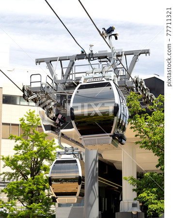 Ropeway in Yokohama Minatomirai area Kanagawa Prefecture 77711321