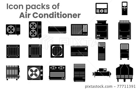 Icon packs of Air conditioners 77711391