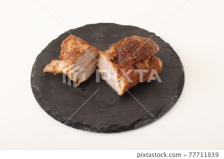 Grilled pork (char siu) black pork thigh block meat Grilled pork (char siu) black pork thigh block meat 77711839