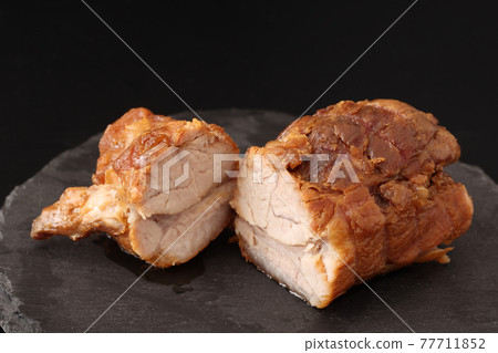 烤豬肉（char siu）黑豬大腿塊肉 77711852