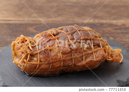 Grilled pork (char siu) black pork thigh block meat Grilled pork (char siu) black pork thigh block meat 77711858