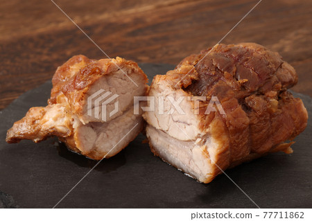 烤豬肉（char siu）黑豬大腿塊肉 77711862