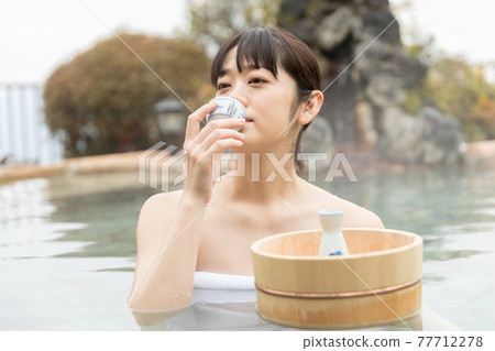 Hot spring image goto travel campaign 77712278