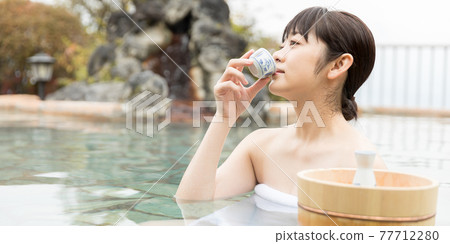 Hot spring image goto travel campaign 77712280