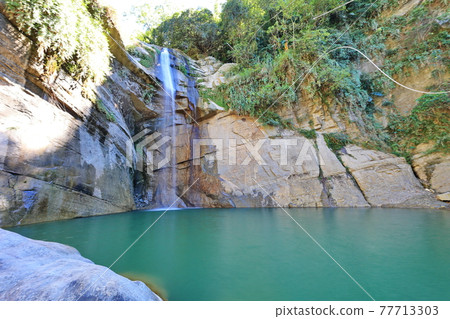Qingyun Waterfall Lover's Waterfall Chiayi Taiwan Qingyun Waterfall Lover's Waterfall Chiayi Taiwan 77713303