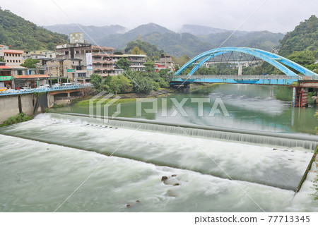 Pinglin Arch Bridge Beishi River Pinglin New Taipei City Taiwan Pinglin Arch Bridge Beishi River Pinglin New Taipei City Taiwan 77713345