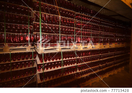 Spanish sparkling wine Cava Bodega Codogne wine cellar 77713428