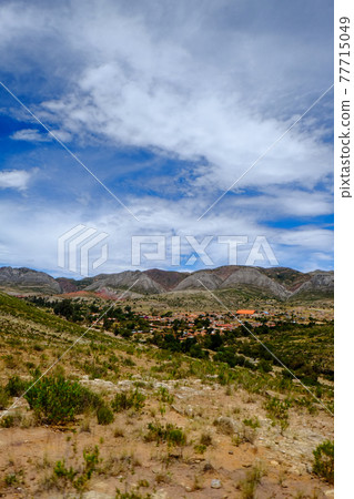 Unexplored region of Bolivia, South America, beautiful terrain and dinosaur footprints in the Torotoro Valley and Umajalanta limestone cave Unexplored region of Bolivia, South America, beautiful terrain and dinosaur footprints in the Torotoro Valley and Umajalanta limestone cave 77715049