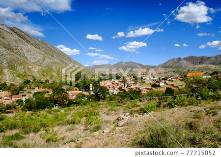 Unexplored region of Bolivia, South America, beautiful terrain and dinosaur footprints in the Torotoro Valley and Umajalanta limestone cave Unexplored region of Bolivia, South America, beautiful terrain and dinosaur footprints in the Torotoro Valley and Umajalanta limestone cave 77715052