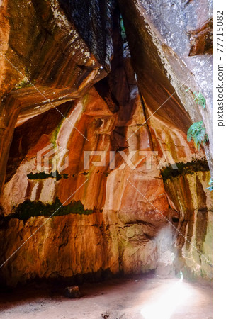 Unexplored region of Bolivia, South America, beautiful terrain and dinosaur footprints in the Torotoro Valley and Umajalanta limestone cave Unexplored region of Bolivia, South America, beautiful terrain and dinosaur footprints in the Torotoro Valley and Umajalanta limestone cave 77715082