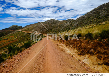 Unexplored region of Bolivia, South America, beautiful terrain and dinosaur footprints in the Torotoro Valley and Umajalanta limestone cave Unexplored region of Bolivia, South America, beautiful terrain and dinosaur footprints in the Torotoro Valley and Umajalanta limestone cave 77715099