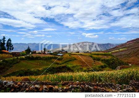 Unexplored region of Bolivia, South America, beautiful terrain and dinosaur footprints in the Torotoro Valley and Umajalanta limestone cave Unexplored region of Bolivia, South America, beautiful terrain and dinosaur footprints in the Torotoro Valley and Umajalanta limestone cave 77715113