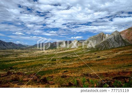 Unexplored region of Bolivia, South America, beautiful terrain and dinosaur footprints in the Torotoro Valley and Umajalanta limestone cave Unexplored region of Bolivia, South America, beautiful terrain and dinosaur footprints in the Torotoro Valley and Umajalanta limestone cave 77715119