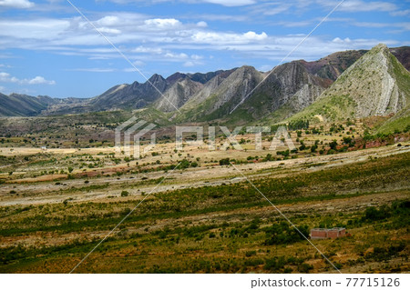 Unexplored region of Bolivia, South America, beautiful terrain and dinosaur footprints in the Torotoro Valley and Umajalanta limestone cave Unexplored region of Bolivia, South America, beautiful terrain and dinosaur footprints in the Torotoro Valley and Umajalanta limestone cave 77715126