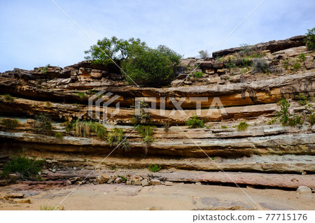 Unexplored region of Bolivia, South America, beautiful terrain and dinosaur footprints in the Torotoro Valley and Umajalanta limestone cave Unexplored region of Bolivia, South America, beautiful terrain and dinosaur footprints in the Torotoro Valley and Umajalanta limestone cave 77715176