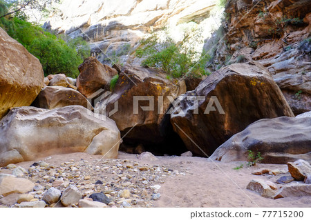 Unexplored region of Bolivia, South America, beautiful terrain and dinosaur footprints in the Torotoro Valley and Umajalanta limestone cave Unexplored region of Bolivia, South America, beautiful terrain and dinosaur footprints in the Torotoro Valley and Umajalanta limestone cave 77715200