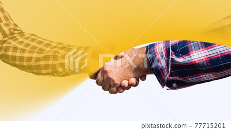 Abstract technology background over two businessmen shaking hands against white background Abstract technology background over two businessmen shaking hands against white background 77715201