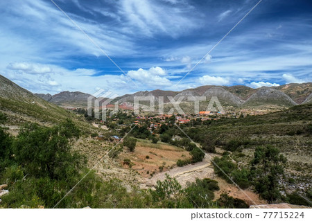 Unexplored region of Bolivia, South America, beautiful terrain and dinosaur footprints in the Torotoro Valley and Umajalanta limestone cave Unexplored region of Bolivia, South America, beautiful terrain and dinosaur footprints in the Torotoro Valley and Umajalanta limestone cave 77715224