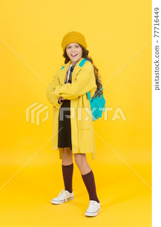 Outfit for daily school life. Feeling cool and stylish. Fall 77716449